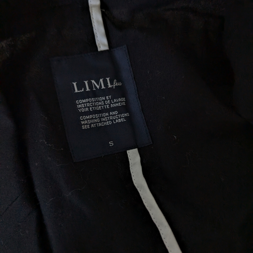 Limi Feu Black Single-Button Blazer - image 3